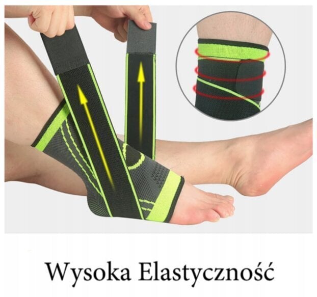 FlexiWrap Elastīga lenta potītes stabilizācijai cena un informācija | Ķermeņa daļu fiksatori | 220.lv