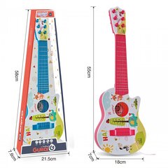 Bērnu akustiskā ģitāra Woopie, 55 cm, sarkana cena un informācija | Attīstošās rotaļlietas | 220.lv