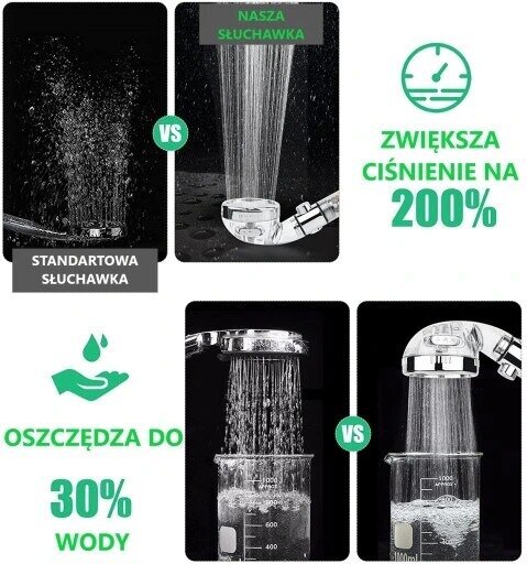 AquaFilter rokas duša ar filtru цена и информация | Aksesuāri jaucējkrāniem un dušai | 220.lv