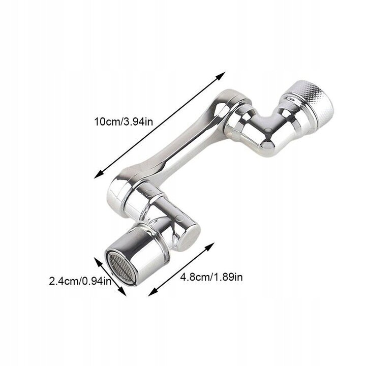 AquaFlex 1080 metāla aeratora pagarinātājs cena un informācija | Aksesuāri jaucējkrāniem un dušai | 220.lv