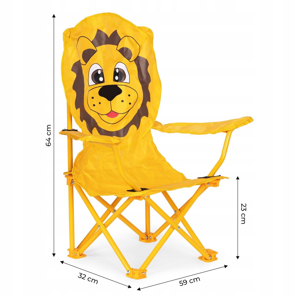 Modernhome Saliekamais krēsls bērniem tūristu krēsls ar somu cena un informācija |  Tūrisma mēbeles | 220.lv