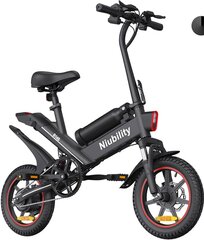 Elektriskais velosipēds Niubility B14S, melns cena un informācija | Elektrovelosipēdi | 220.lv