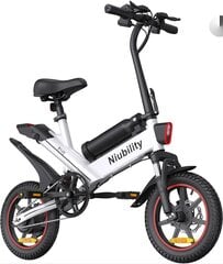 Elektriskais velosipēds Niubility B14S, balts цена и информация | Электровелосипеды | 220.lv