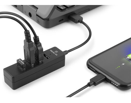 Real-El HQ-154, USB 2.0 HUB, 4 x USB цена и информация | Adapteri un USB centrmezgli | 220.lv