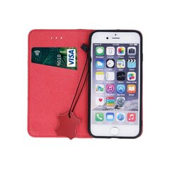 Geniune Leather Smart Pro tālrunim iPhone 15 Pro Max 6,7 sarkans cena un informācija | Telefonu vāciņi, maciņi | 220.lv