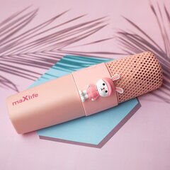 Maxlife Bluetooth mikrofonas su garsiakalbiu Animal MXBM-500 rožinė цена и информация | Аудиоколонки | 220.lv