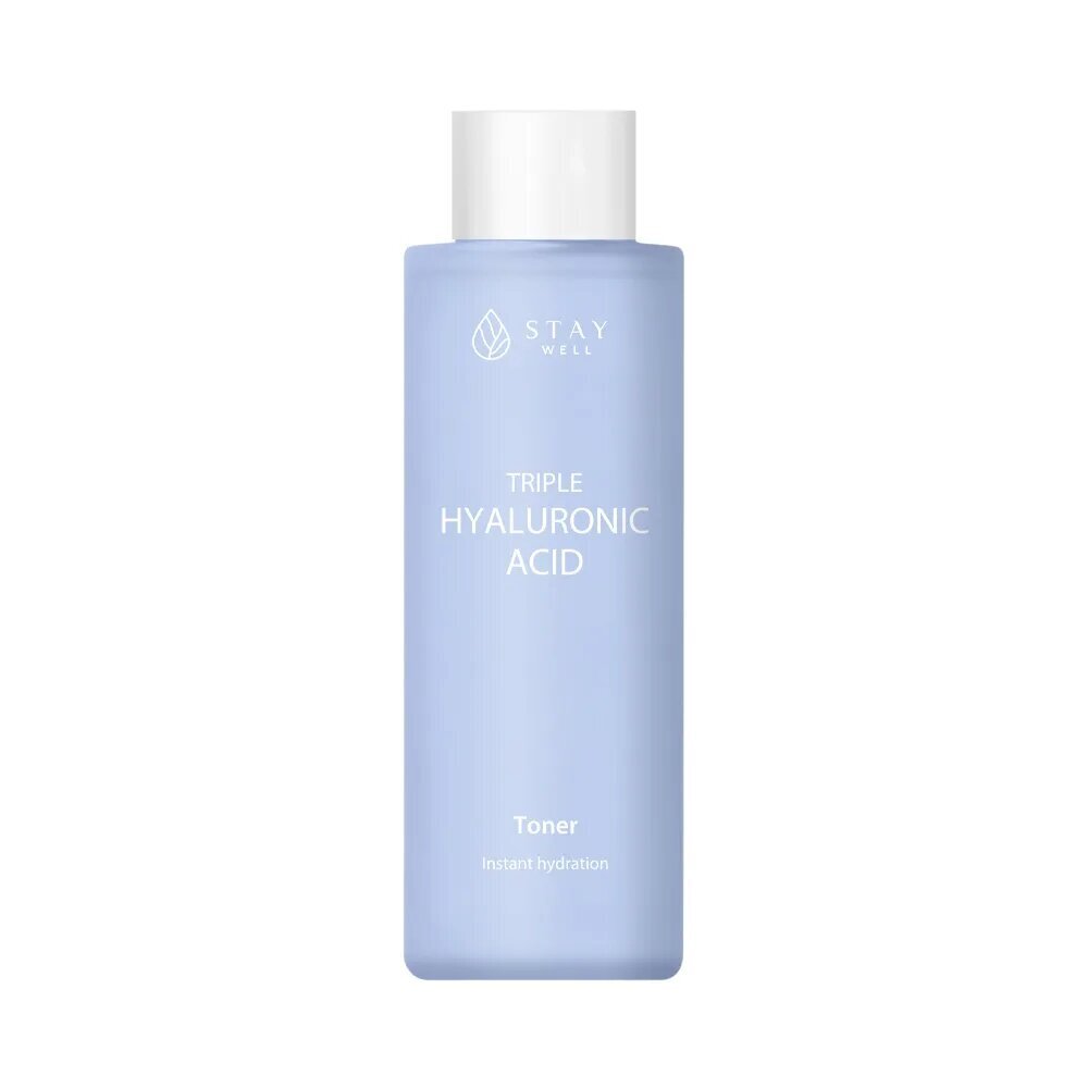 Intensīvi mitrinošs toniks ar hialuronskābi Stay Well Triple Hyaluronic Acid Toner, 210 ml cena un informācija | Sejas ādas kopšana | 220.lv