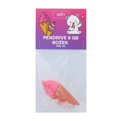 Setty Pendrive 8GB IceCream PND-02 cena un informācija | Adapteri un USB centrmezgli | 220.lv