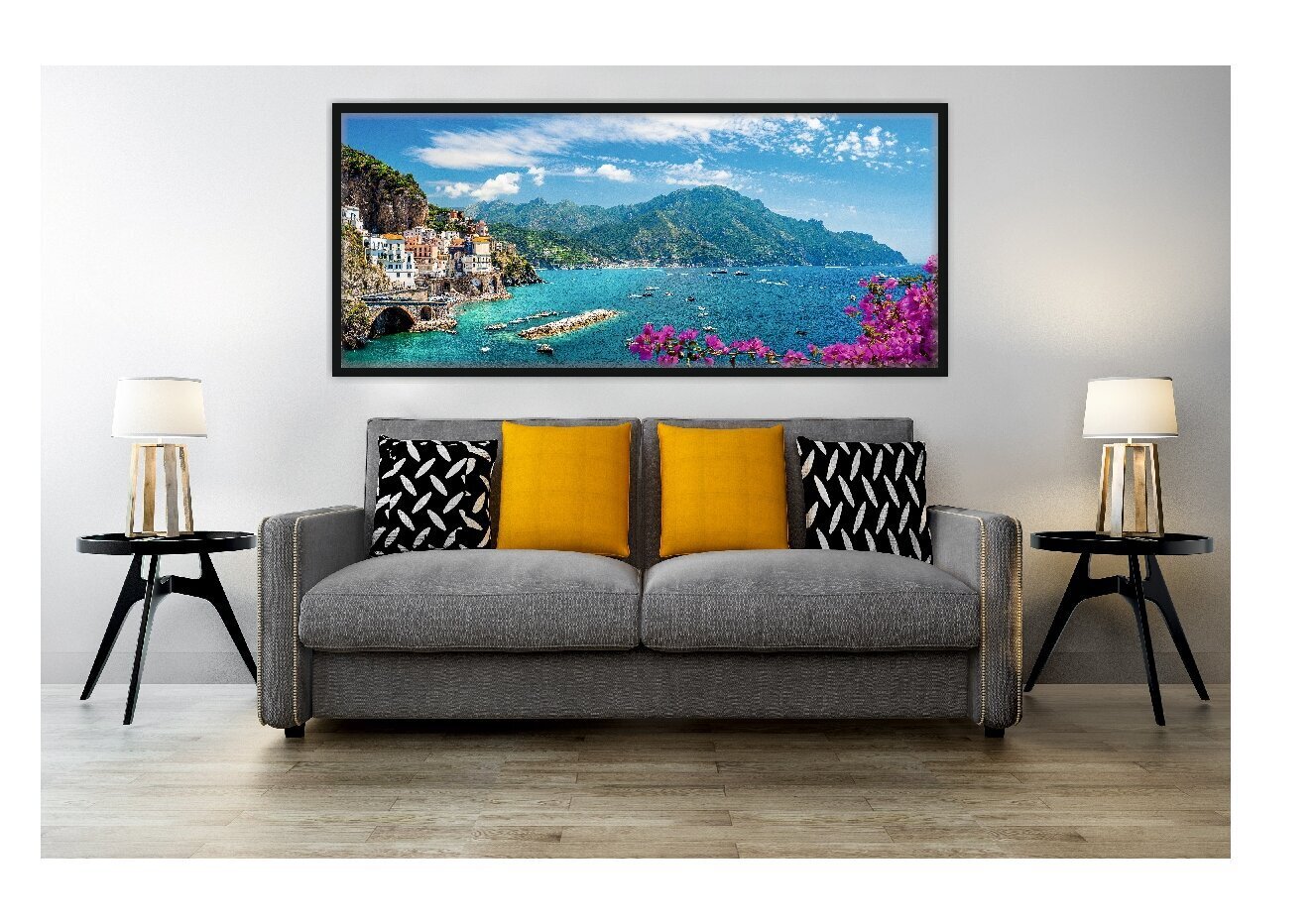 Dimanta mozaīka 5D, Amalfi 120 x 50 cm cena un informācija | Dimantu mozaīkas | 220.lv