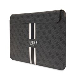 Guess PU 4G Printed Stripes Computer Sleeve 16" Black цена и информация | Рюкзаки, сумки, чехлы для компьютеров | 220.lv