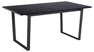 Ēdamgalds 160x90xH74cm, marmora melns cena un informācija | Home4You Virtuves mēbeles | 220.lv