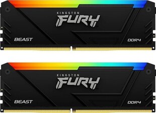 Kingston Fury Beast RGB (KF426C16BB12AK2/32) cena un informācija | Operatīvā atmiņa (RAM) | 220.lv