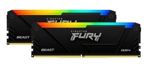 Kingston Fury Beast RGB (KF437C19BB12AK2/32) цена и информация | Оперативная память (RAM) | 220.lv