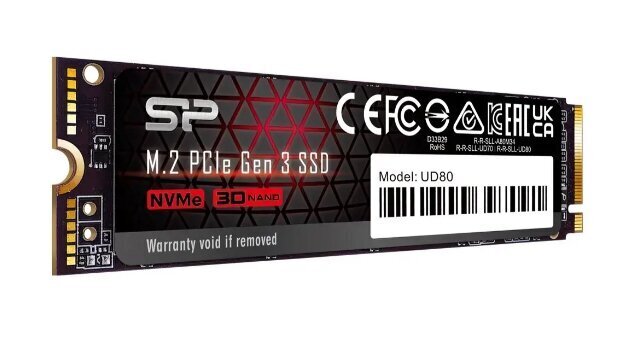 Silicon Power UD80 (SP250GBP34UD8005) cena un informācija | Iekšējie cietie diski (HDD, SSD, Hybrid) | 220.lv