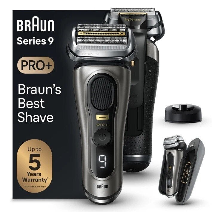 Braun Series 9 PRO+ 9525s + PowerCase cena un informācija | Bārdas skuvekļi | 220.lv