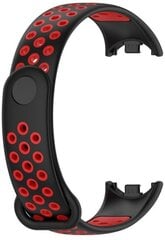 Ремешок для часов Tech-Protect SoftBand Xiaomi Smart Band 8, black/red цена и информация | Аксессуары для смарт-часов и браслетов | 220.lv