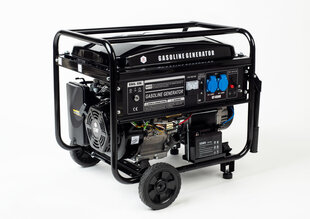 Бензиновый генератор Genetron GT6500, 5,5 кВт, 230 В, электрозапуск цена и информация | Электрогенераторы | 220.lv