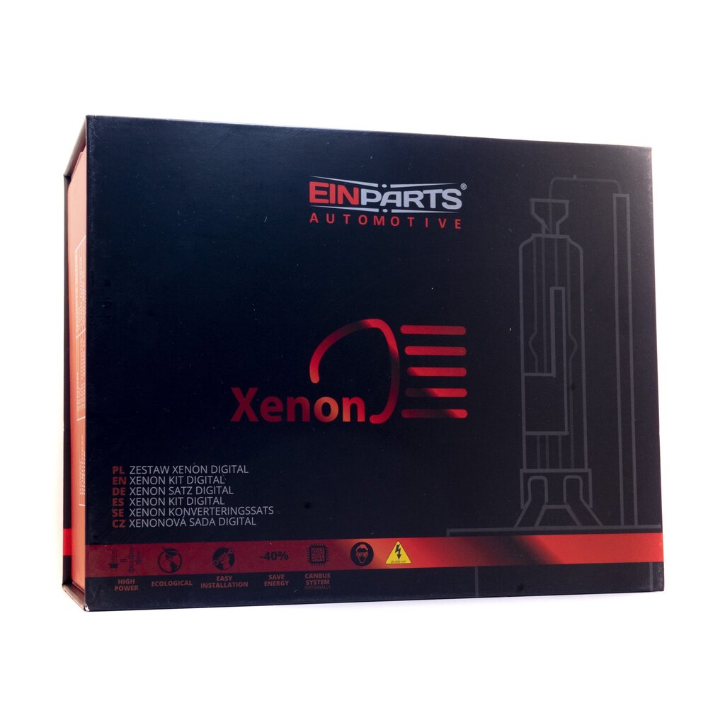 EinParts D2S Xenon HID starta komplekts 6000K Auksti balts 12V Slim Quick Start 35W 8.5A cena un informācija | Auto 12V el. piederumi | 220.lv