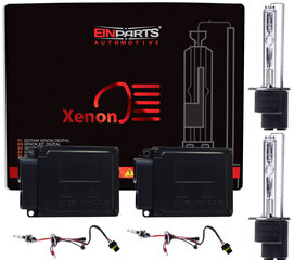 EinParts H1 Xenon HID starta komplekts 6000K Auksti balts 12V Slim 55W 12V cena un informācija | Auto 12V el. piederumi | 220.lv