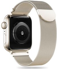 Tech-Protect pulksteņa siksniņa MilaneseBand Apple Watch 42/44/45/49mm, starlight цена и информация | Аксессуары для смарт-часов и браслетов | 220.lv