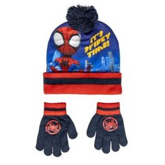 Cepure un cimdi Spiderman цена и информация | Шапки, перчатки, шарфы для мальчиков | 220.lv