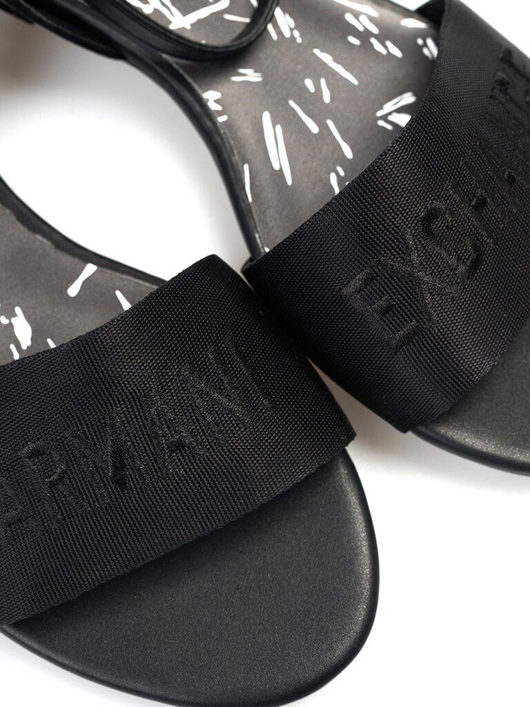 Sandales sievietēm Armani Exchange XDP003 XV138, melns cena un informācija | Sieviešu sandales | 220.lv