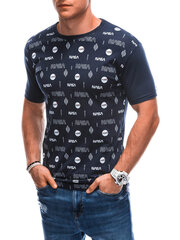 T-krekls vīriešiem Edoti 123634-7, zils цена и информация | Мужские футболки | 220.lv