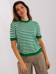 блузка ba-bz-1441.80 зеленый/белый цена и информация | Женские блузки, рубашки | 220.lv
