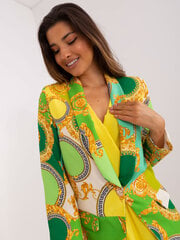 темно-синий dhj-ma-15621b.67 зеленый/желтый цена и информация | Женские пиджаки | 220.lv