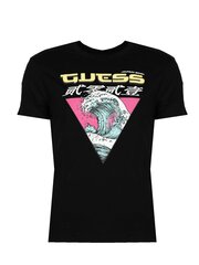 Guess T-Shirt - MBRI25KAVR4 - Черный  regular fit MBRI25KAVR4 цена и информация | Мужские футболки | 220.lv