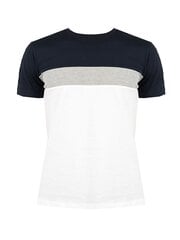 Geox T-shirt Sustainable - M2510F T2870 | Sustainable - БелыйСерыйВоенно-морской  regular fit M2510F T2870 | Sustainable цена и информация | Мужские футболки | 220.lv