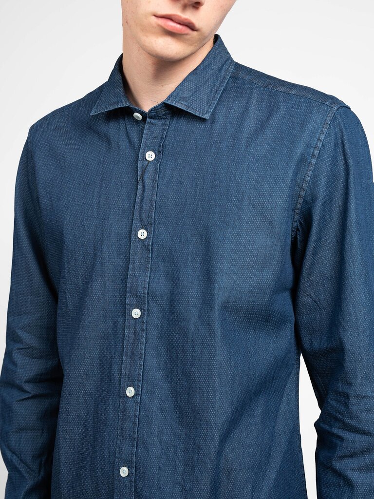 Krekls vīriešiem Antony Morato MMSL00520 FA400019, zils cena un informācija | Vīriešu krekli | 220.lv