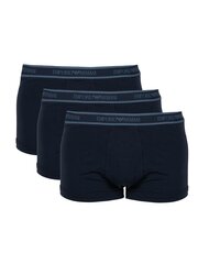 Emporio Armani Боксеры 3 Pack - 111357 2F717 - Военно-морской 111357 2F717 цена и информация | Мужские трусы Nek, черные | 220.lv