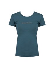 Emporio Armani T-shirt - 163139 2F223 20731 - СинийЗеленый  Slim Fit 163139 2F223 20731 цена и информация | Женские футболки | 220.lv