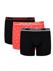 Emporio Armani Боксеры 3 Pack - 111473 3R717 - ЧерныйКрасный 111473 3R717 цена и информация | Мужские трусы Nek, черные | 220.lv