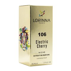 Smaržīgs ūdens Electric Cherry Lorinna sievietēm/vīriešiem, 50 ml cena un informācija | Sieviešu smaržas | 220.lv