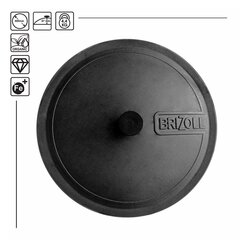 "BRIZOLL" крышка чугунная диаметром 40 см цена и информация | Аксессуары для гриля и барбекю | 220.lv