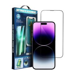 Samsung Galaxy S22+ / S23+ - закаленное стекло 5D FullGlue, черный цена и информация | Защитные пленки для телефонов | 220.lv