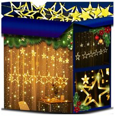 LED zvaigžņu girlande, 120 LED, 2,2 m cena un informācija | Ziemassvētku lampiņas, LED virtenes | 220.lv