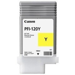 Canon Ink PFI-120 Yellow 2888C001 цена и информация | Картриджи для струйных принтеров | 220.lv