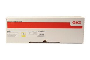 Oki Toner C 822 Yellow 7,3k 44844613 цена и информация | Картриджи для лазерных принтеров | 220.lv