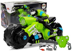 Tālvadības pults vadāms drifta motocikls, zaļš cena un informācija | Rotaļlietas zēniem | 220.lv