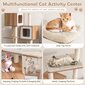 Koka kaķu māja Costway, 163 cm cena un informācija | Kaķu mājas, nagu asināmie | 220.lv