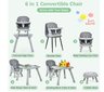 Barošanas krēsls Costway 6in1 цена и информация | Barošanas krēsli | 220.lv