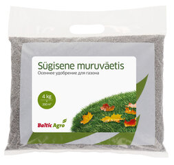 Rudens zāliena mēslojums, Baltic Agro, 4 kg cena un informācija | Beramie mēslošanas līdzekļi | 220.lv