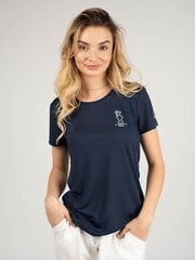 North Sails x Prada T-shirt Foehn - 45 2505 000 | T-shirt Foehn - Военно-морской  regular fit 45 2505 000 | T-shirt Foehn цена и информация | Женские футболки | 220.lv