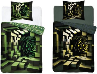 Комплект постельного белья Minecraft, 160x200 см, 2 части цена и информация | Детское постельное бельё | 220.lv