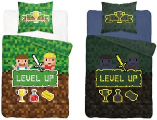 Комплект постельного белья Minecraft, 160x200 см, 2 части цена и информация | Детское постельное бельё | 220.lv