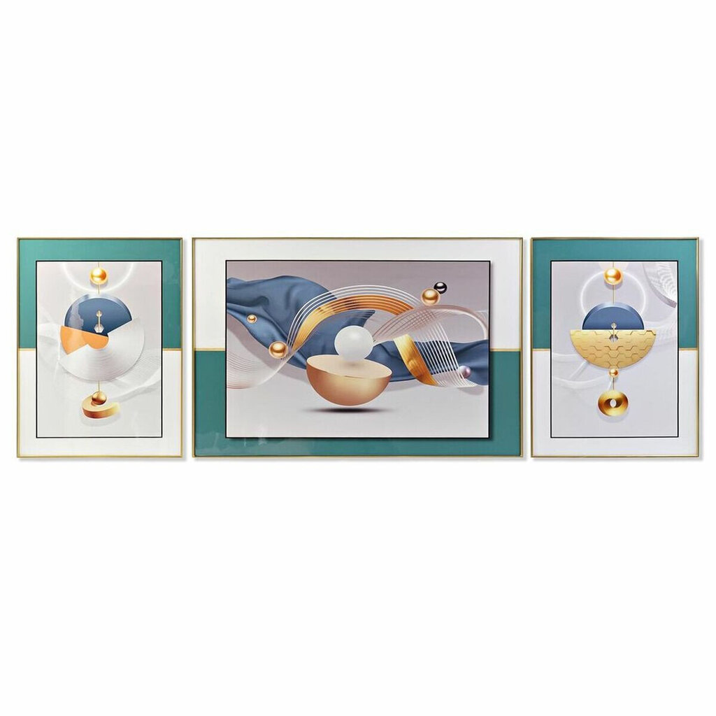 3 attēlu komplekts DKD Home Decor Moderns 240 x 3 x 80 cm cena un informācija | Gleznas | 220.lv
