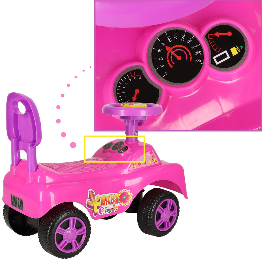 Stumjamā mašīna, rozā цена и информация | Rotaļlietas zīdaiņiem | 220.lv